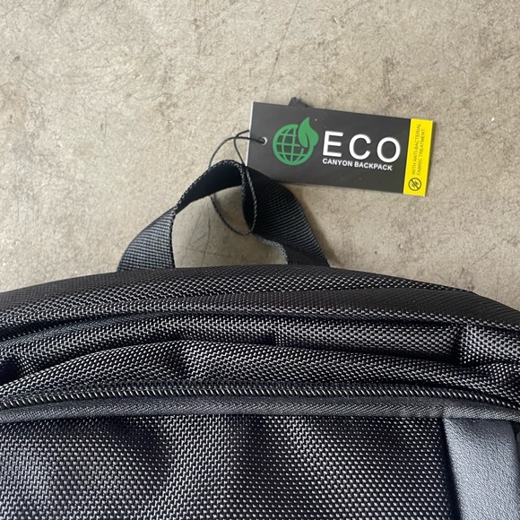 Acehigh 'Canyon' 15 Inch Laptop/Tablet Compartment Multi-Zipper HP Logo Backpack - Picture 2 of 12